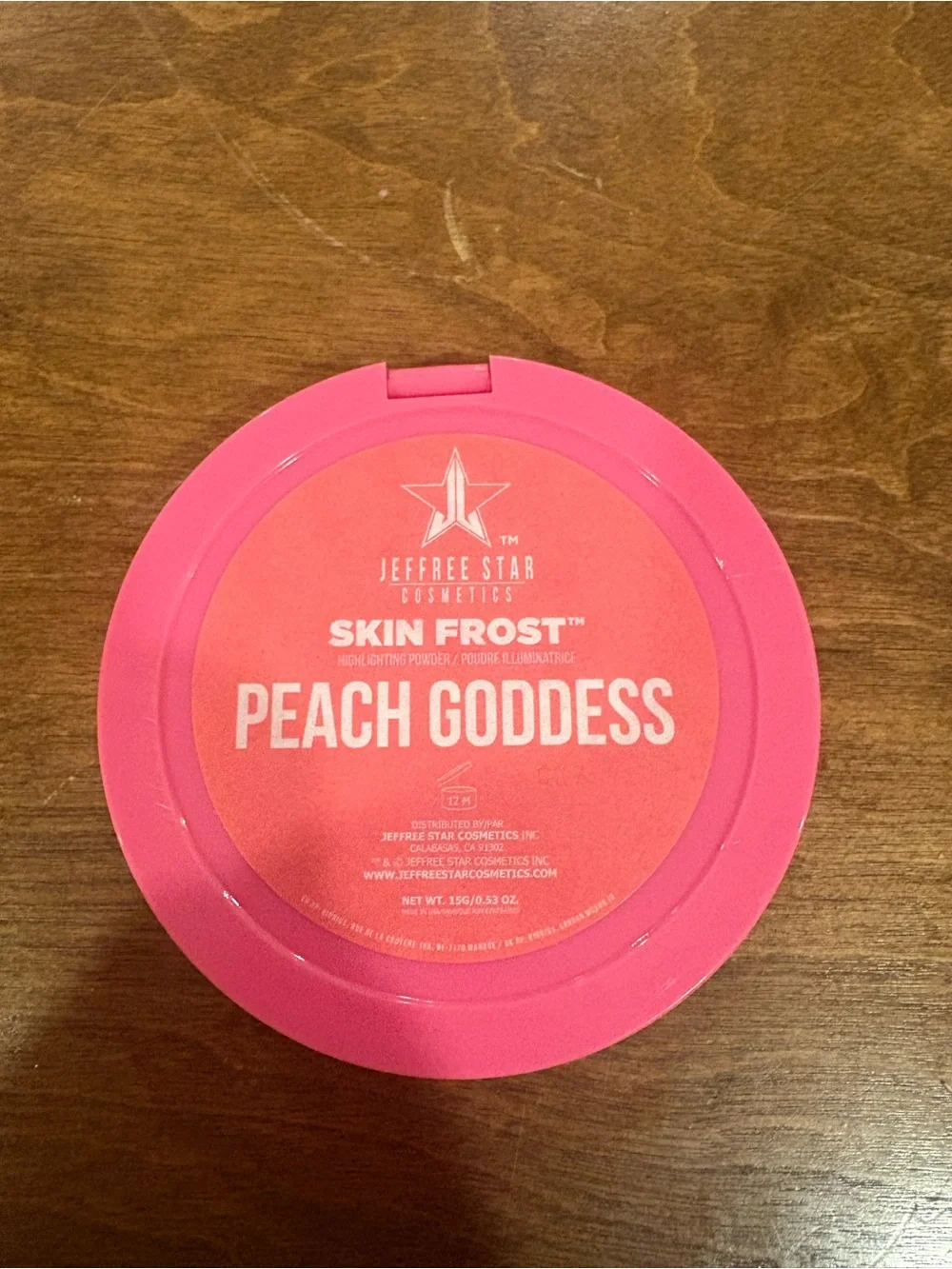 Jeffree Star peach goddess skin frost